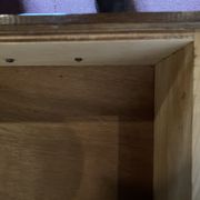 Vintage chest of drawers around 1960 - 3 drawers -Medium oak color - Compass feet -Very good condition