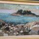 Huile su toile suédoise – “Côte” par Bertil Wahlberg – Vintage et encadrée