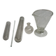 Chemistry glassware test tubes