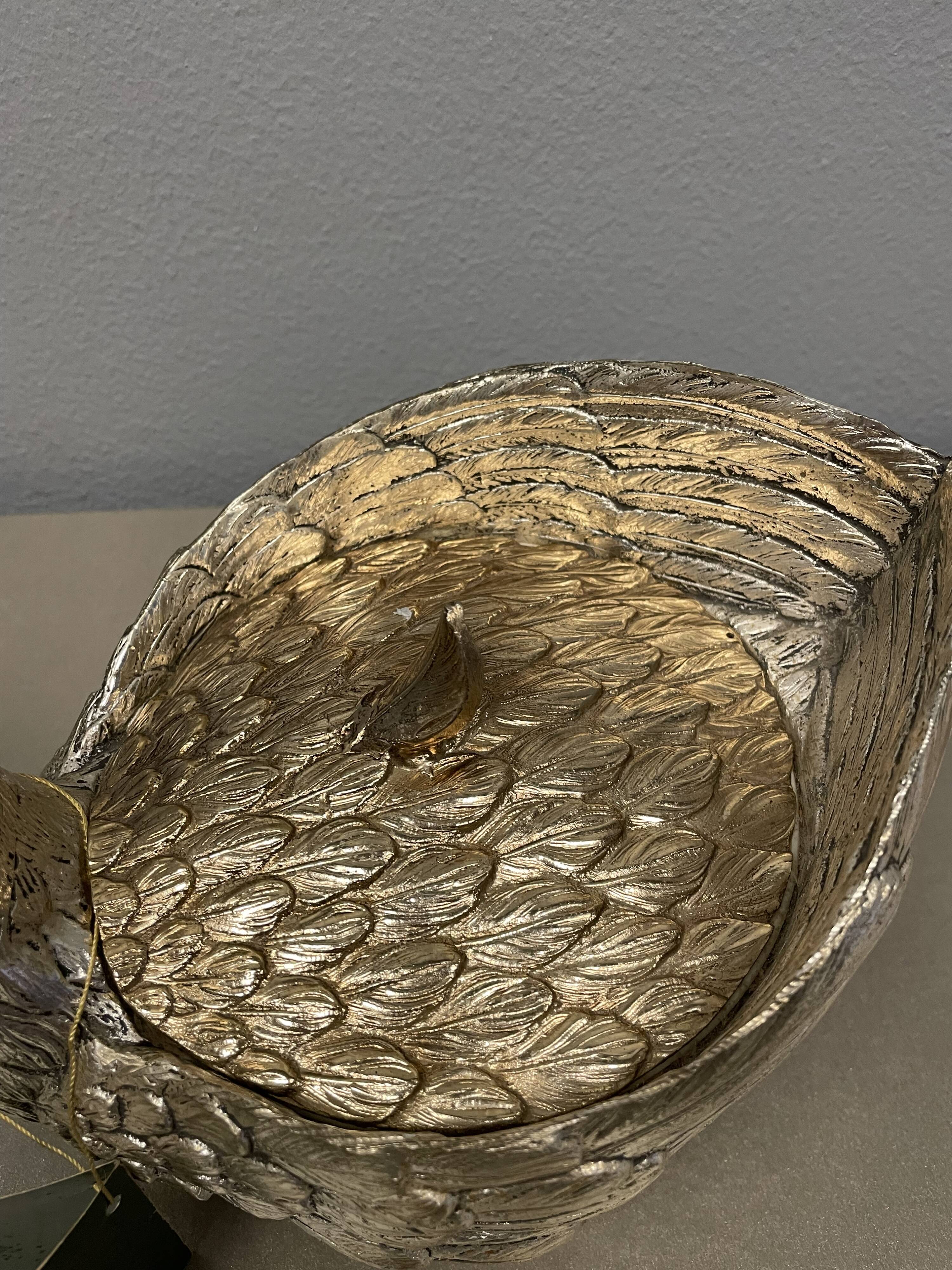 Ice bucket, swan, Mauro Manetti