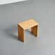 Solid pine stools, France circa 1975