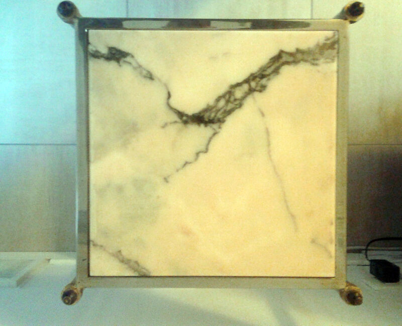 Marble and brass harness