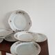 Dessert plates and porcelain dish flowers dessert service