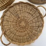 Wall composition of 5 wicker elements