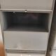 Set of 2 industrial (vintage) iron cabinets/shelves.