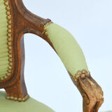 Louis XV style convertible armchair