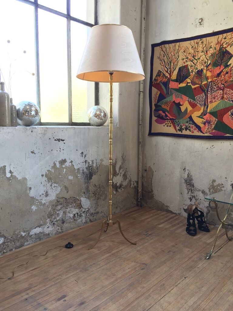 Lampadaire laiton