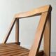 wooden folding chair by Aldo Jacober, design 1960/1970