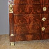 Commode Retour d'Egypte en acajou début XIX