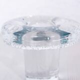 Scandinavian glass candlestick 60s/70s