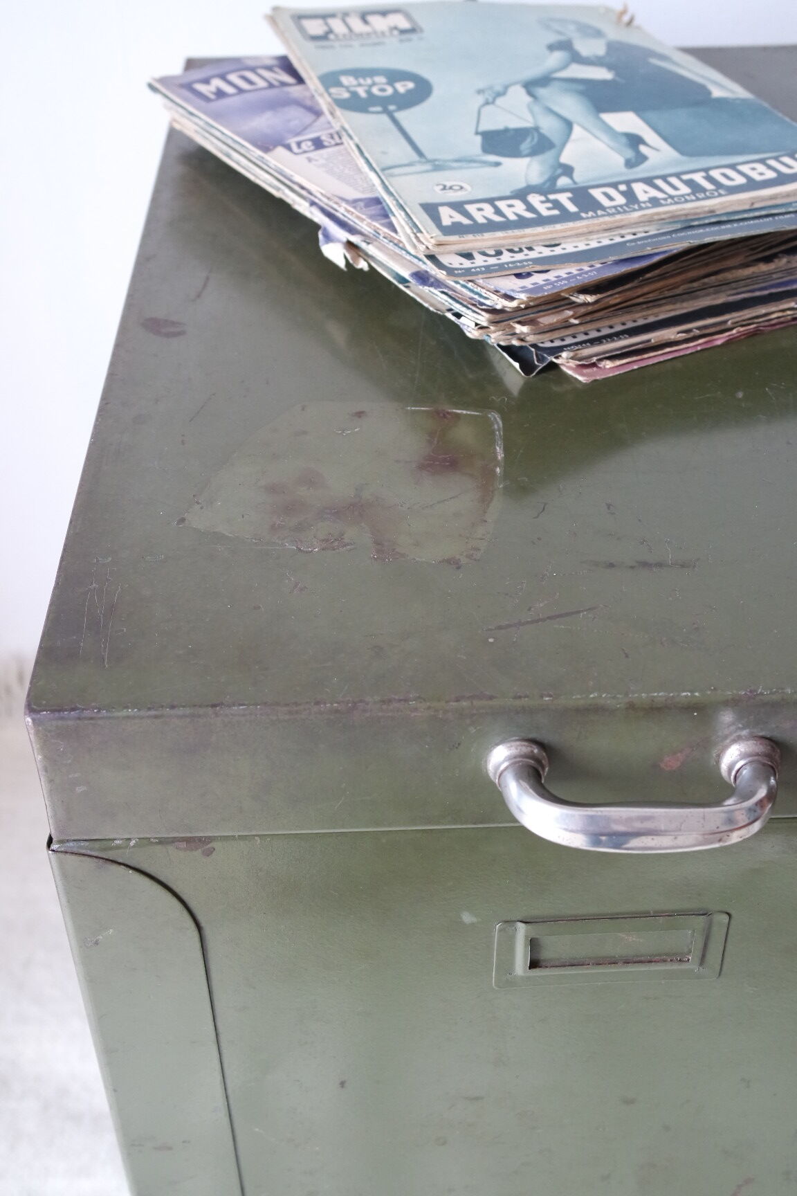 Vintage industrial roulette box