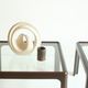 Baydur and glass side tables by Peter Ghyczy for Bayer, Germany 1970s, set of2.