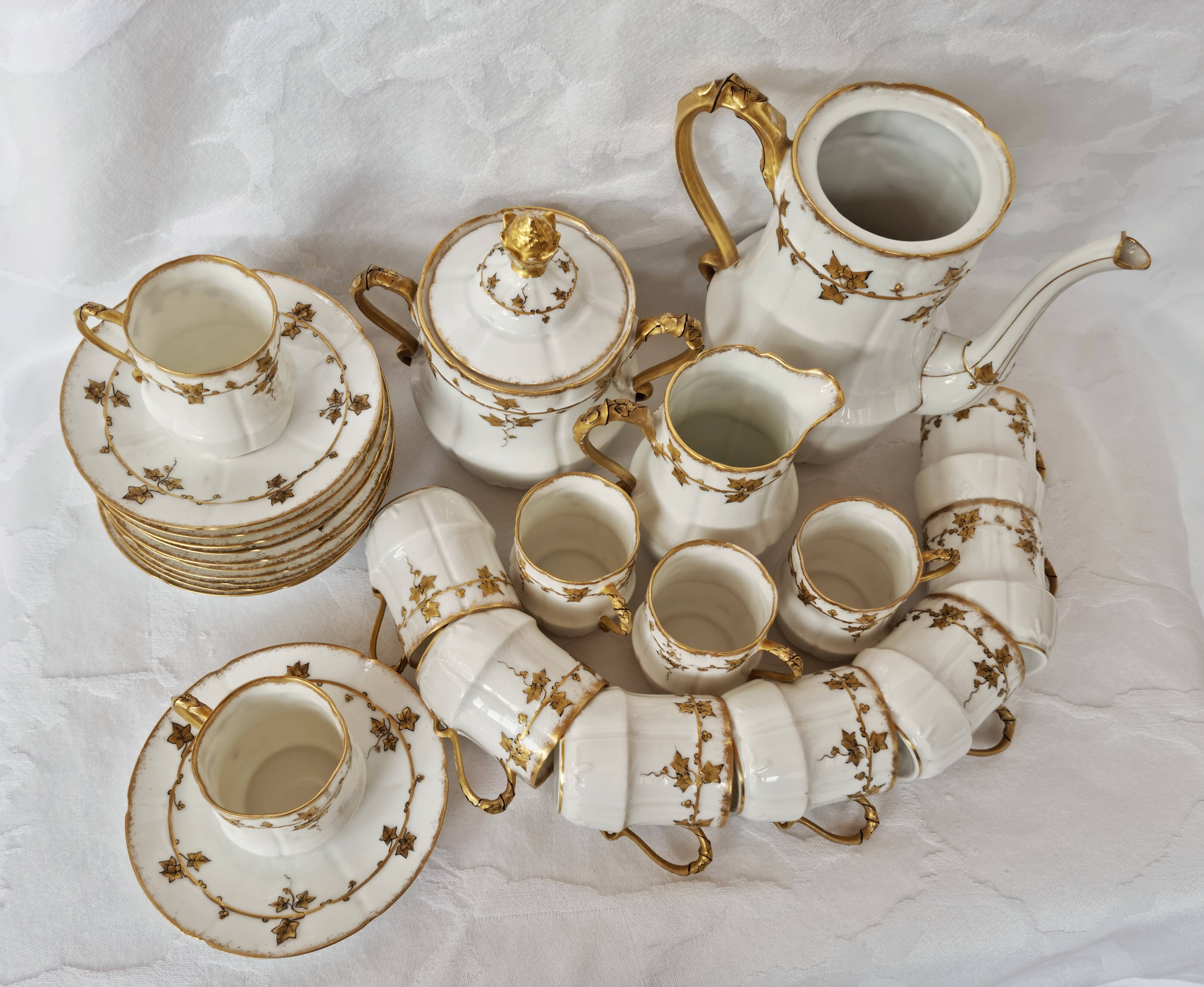 Service à café Bac et Périgault Limoges