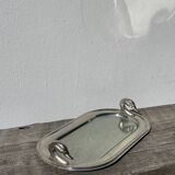 Silver-plated duck dish