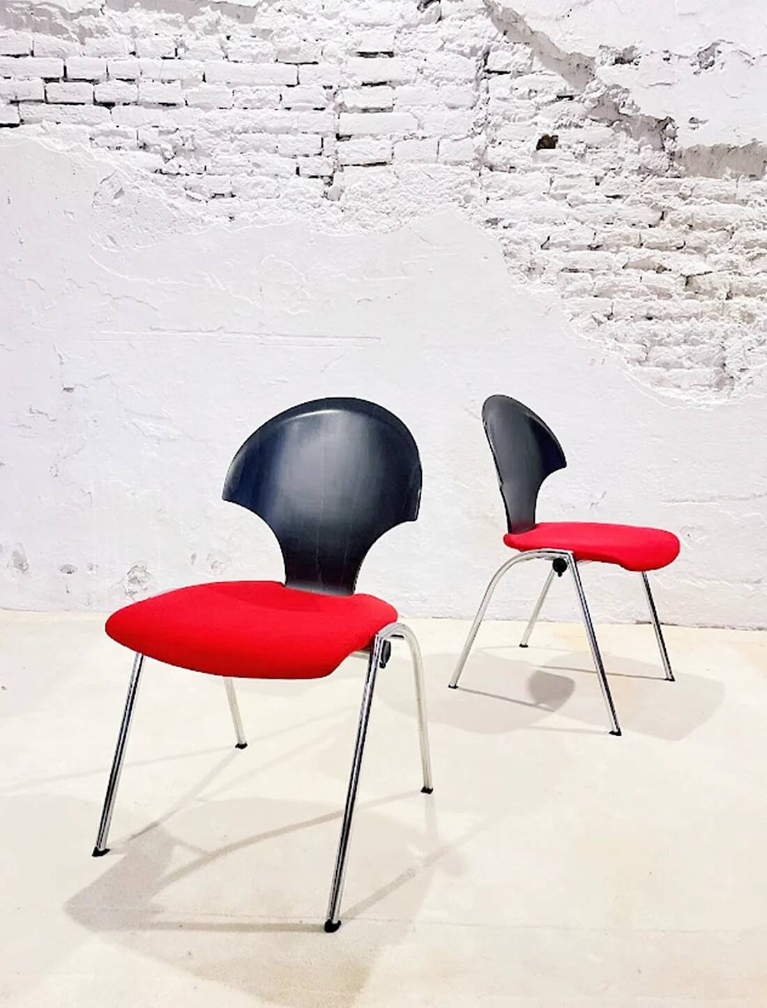 Vintage stackable chair Kusch+Co postmodern – 1980s