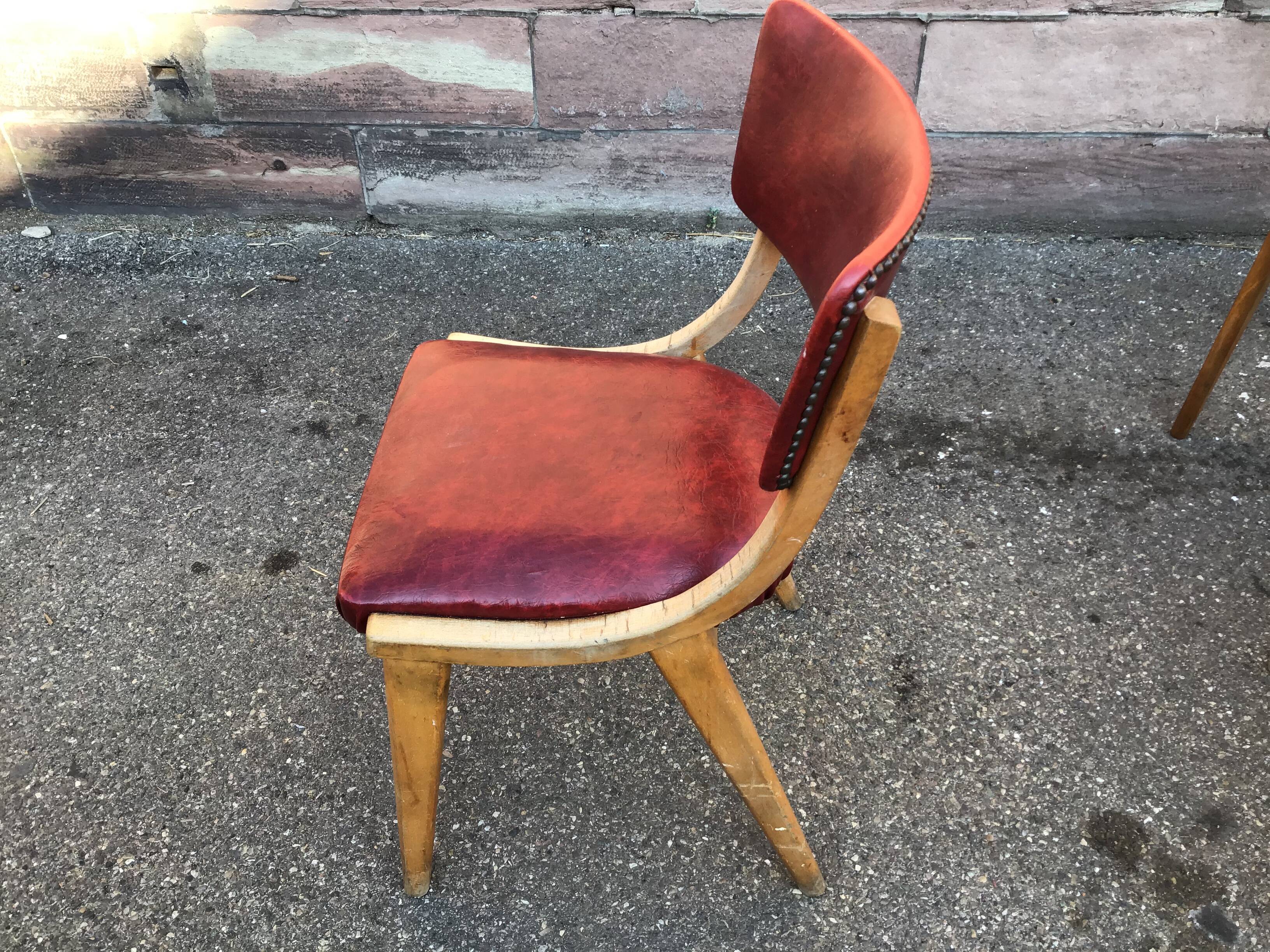 Set of 3 Scandinavian chairs 1960