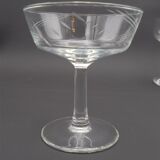 Lot 6 cups champagne mismatched