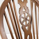 4 chaises Victoriennes anglaises Windsor, début du XXe siècle