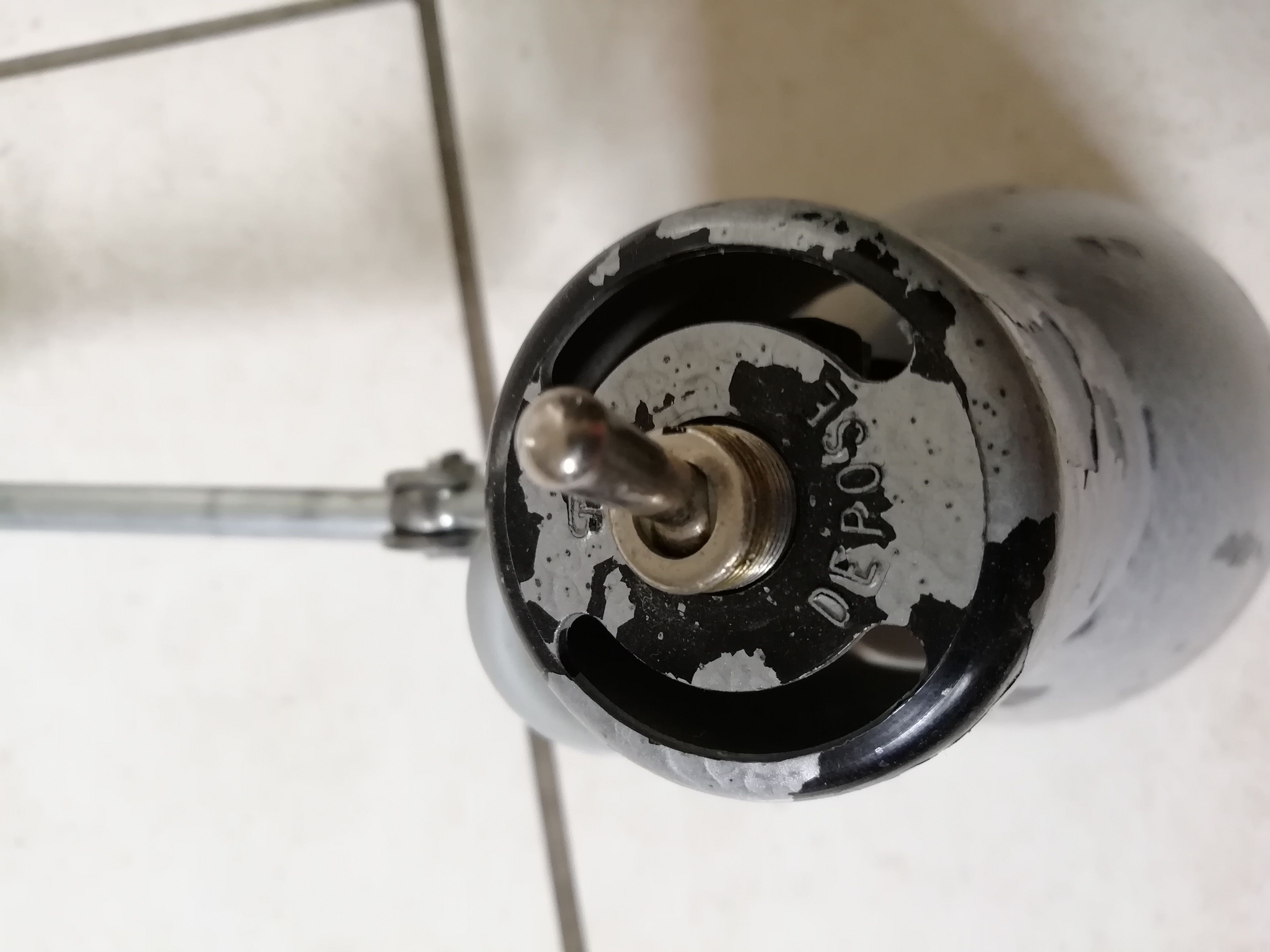 Workshop lamp signed AB deposited 60