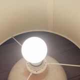 Table lamp in terracotta and fabric