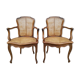 Louis xv style canne chairs