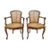 Louis xv style canne chairs