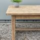 Table de ferme poncée 176 cm