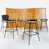 Wire barstools by Harry Bertoia for Knoll, 1960
