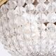 Miniature Chrystal Glass Pendant lamp 1950s France