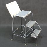 Vintage Metal Stool, 1980s