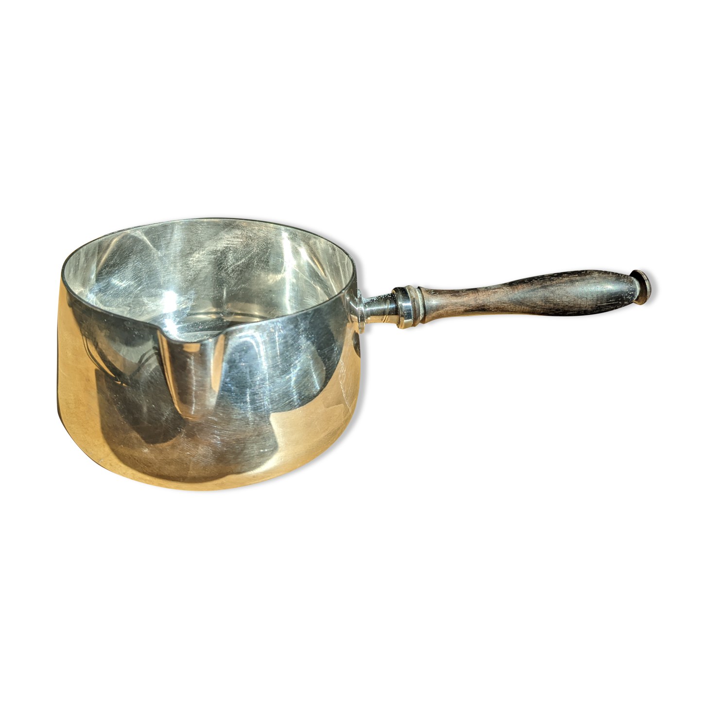 Silver metal sausage