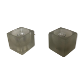 Pair lamps ice cubes Peill - Putzler - 1970