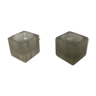 Pair lamps ice cubes Peill - Putzler - 1970