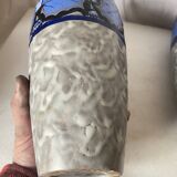 Pair of Papillon vases by Louis Dage art deco