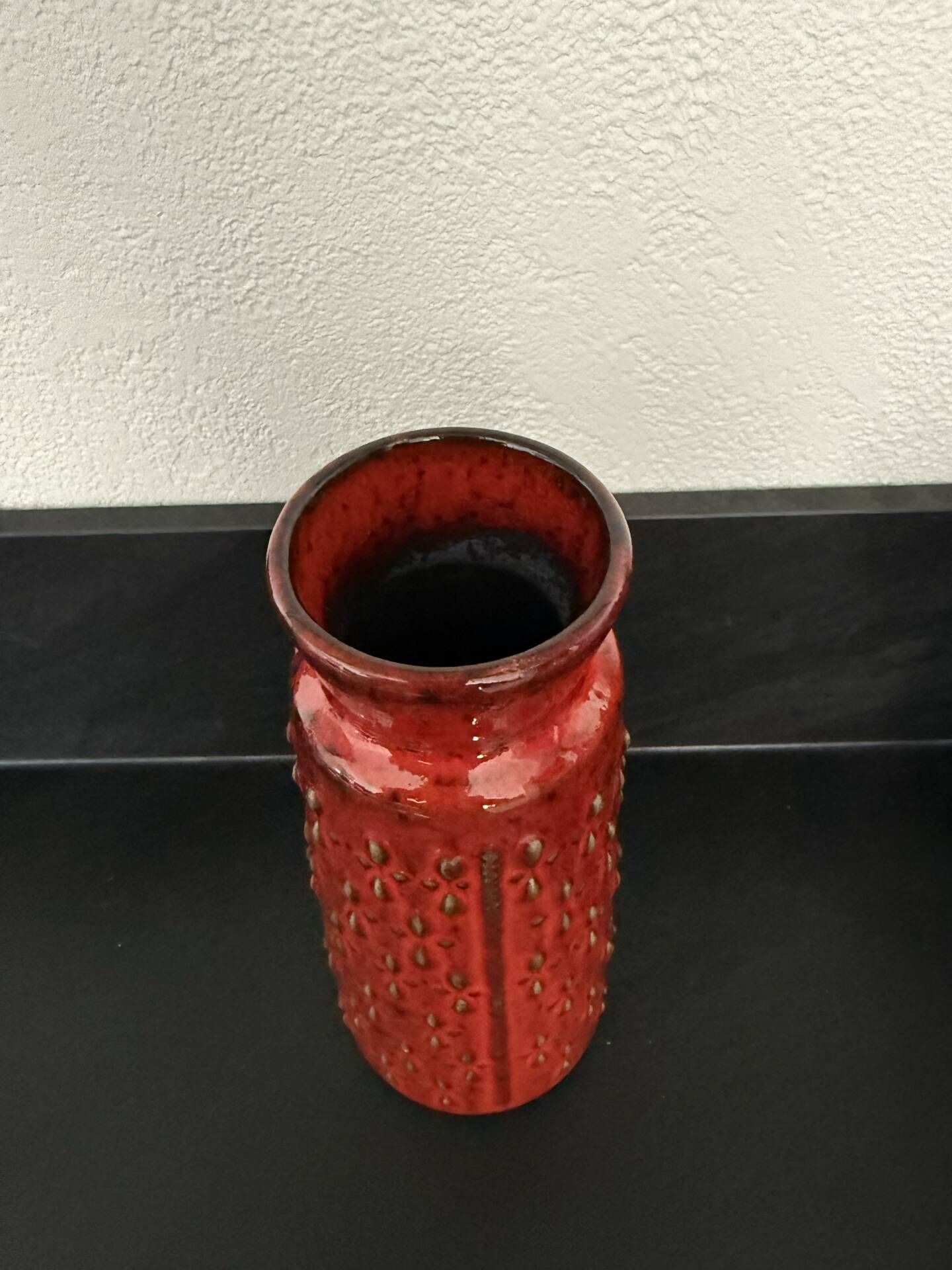 Fat Lava vase vintage Jasba Keramik 1541-25 - West Germany, year
