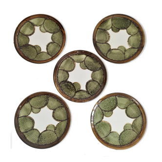 5 assiettes Schramberg