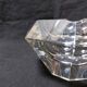 High octagonal diamond ashtray in solid crystal Flavio Poli style - 1970s