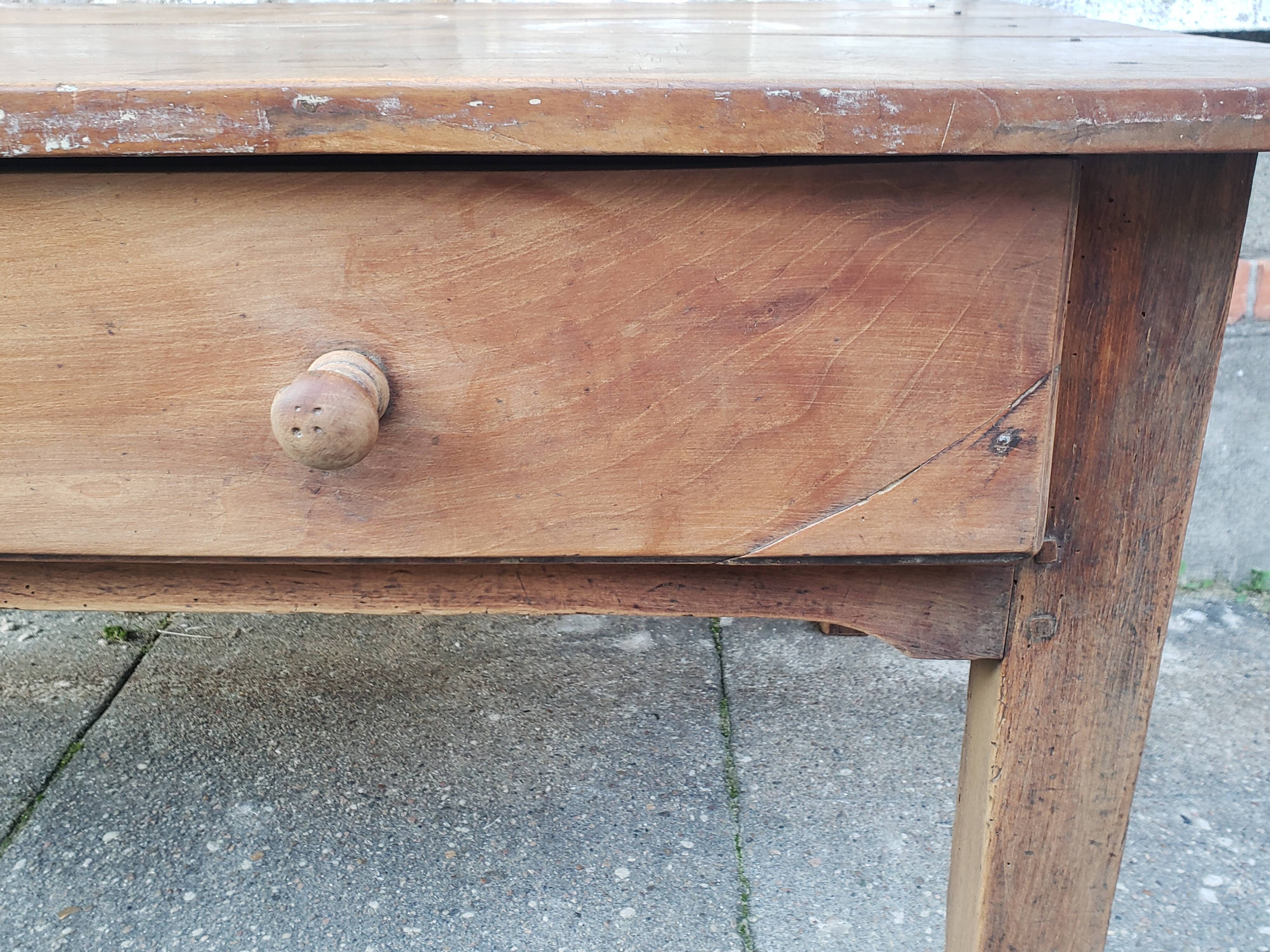 Farm table coffee table