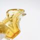 Murano bowl Archimede Seguso Bullicante Sommerso Yellow Gold