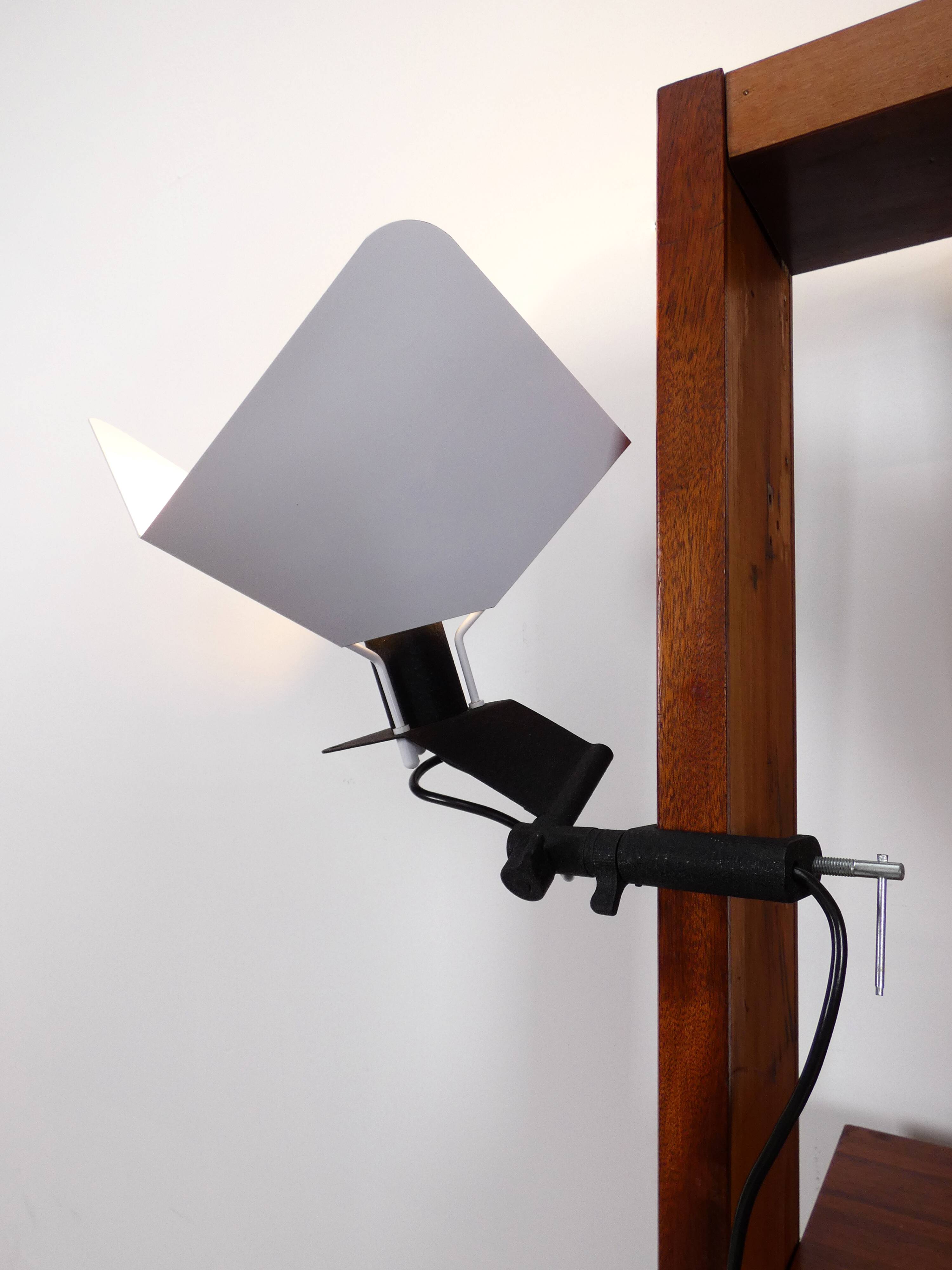 Triedro clip lamp by Joe Colombo for Stilnovo