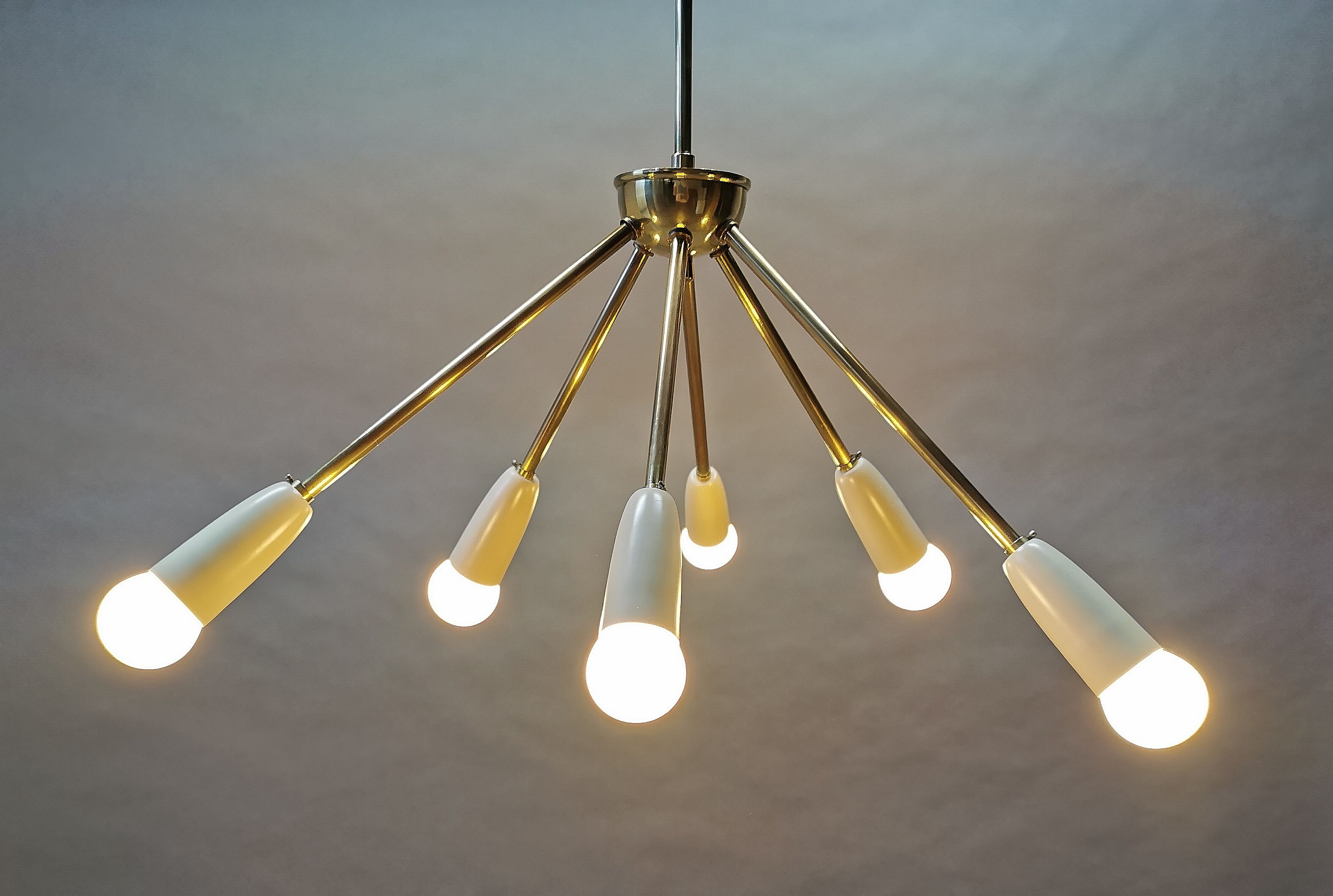 Sputnik chandelier 6 fires 60