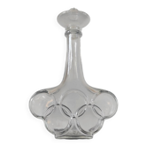 Vintage "Olympic Games" Glass Bottle / Carafe