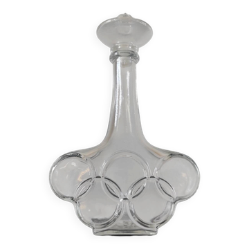 Bouteille / Carafe Vintage "Jeux Olympiques" en Verre