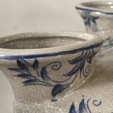 Cracked ceramic tulip vase circa 1980