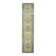 Vintage Turkish hand-knotted wool cotton yellow runner 78x340