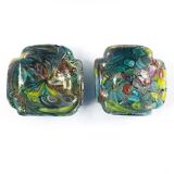 Pair of Tutti Frutti Murano Glass Bowls by Dino Martens, Italy, 1950s