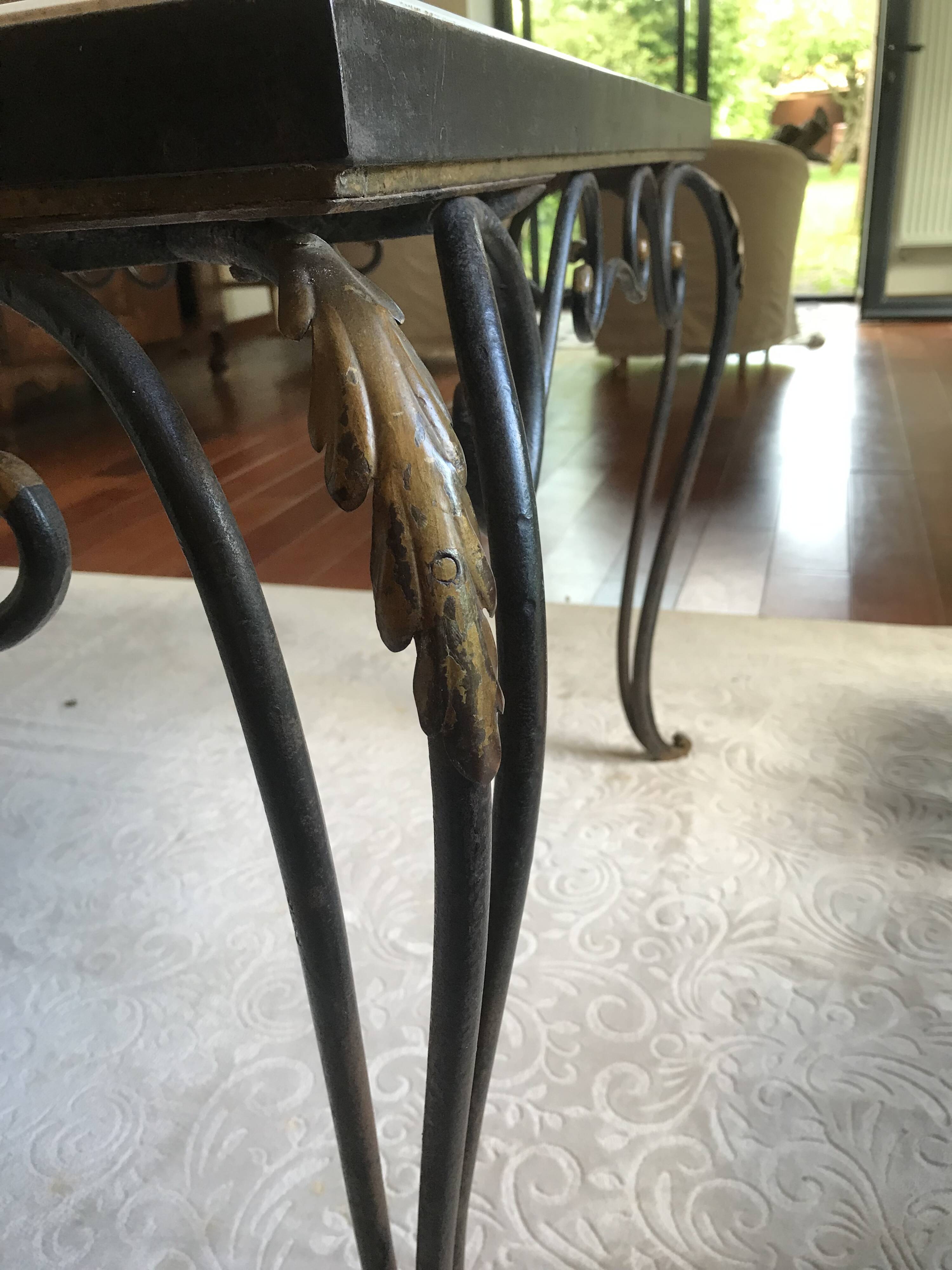 Art Deco table and 8 chairs set