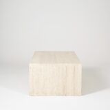 Vintage coffee table in travertine 1970s