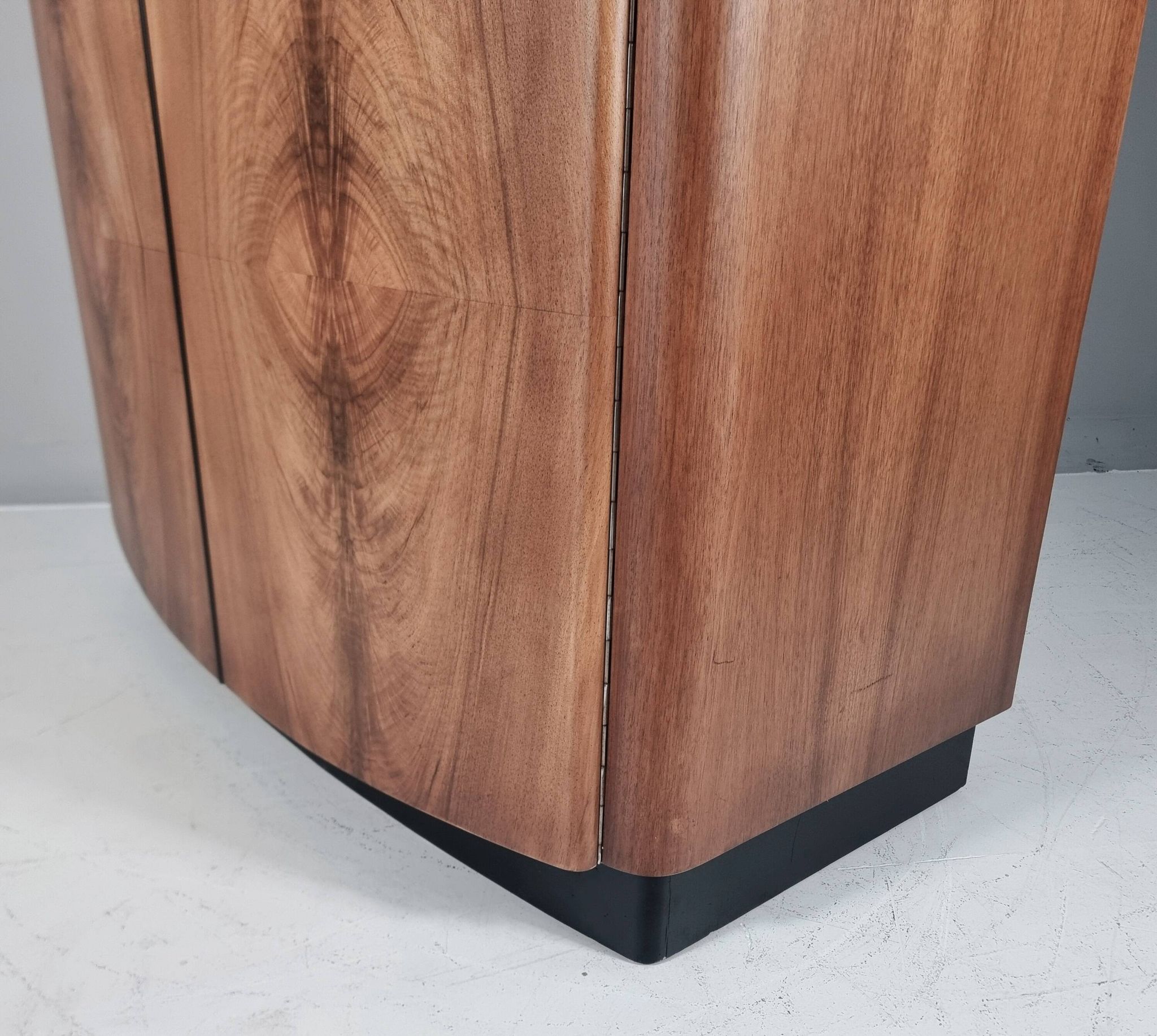 Art Deco Walnut Wardrobe by Jindrich Halabala, 1940s