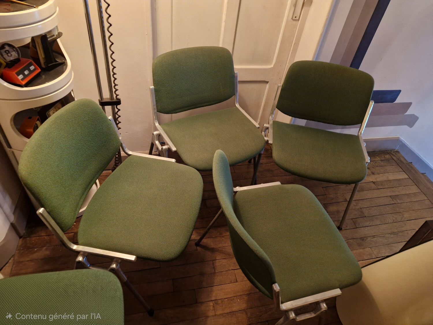 Set of 4 DSC 106 Chairs by Giancarlo Piretti for Castelli / Anonima